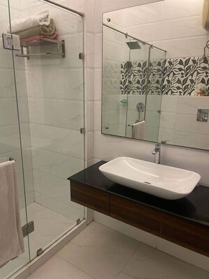 Bathroom in 3 BHK Apartment at Saket – for Rent