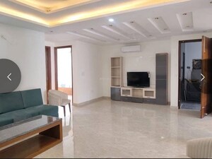 Living Room in 3 BHK Apartment at Saket – for Rent