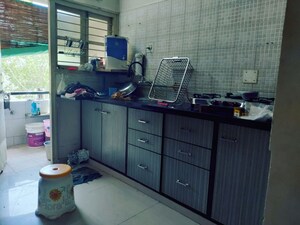 Kitchen in 2 BHK Apartment at Prahlad Nagar – for Rent