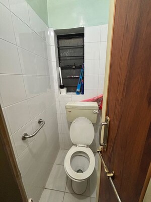 Bathroom in 1 BHK Apartment at Anand Nagar Park CHS, Kothrud – for Rent