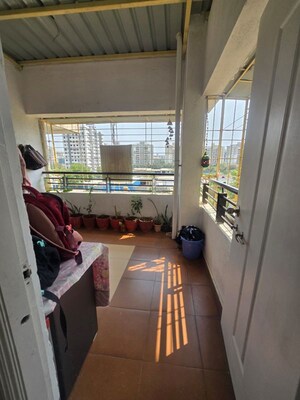 Balcony in 2 BHK Apartment at Vrindavan CHS Kharadi, Kharadi – for Rent