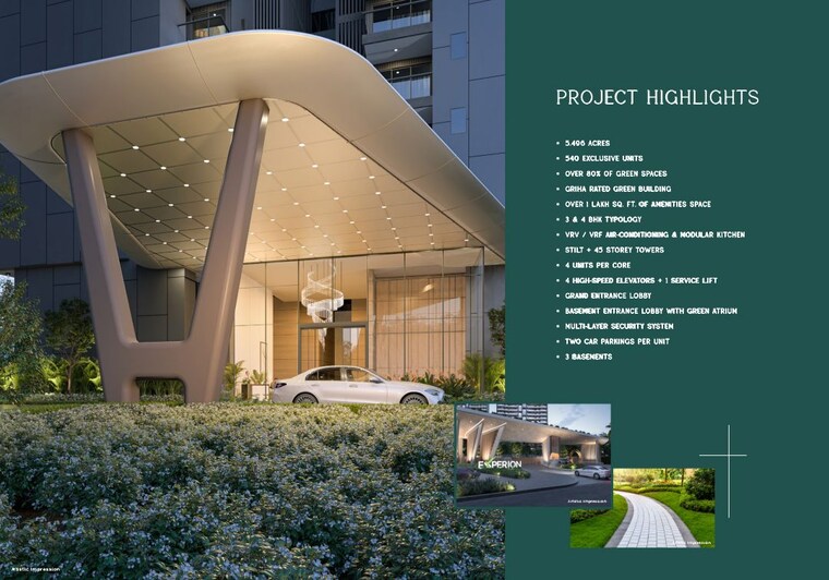 Exterior View, experion-the-trillion 4 Bedroom 3529 Sq.Ft. Apartment In Sector 48 Gurgaon 10237867