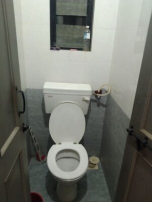 Bathroom in 1 BHK Apartment at Jagrut CHS, Gokhalenagar – for Rent