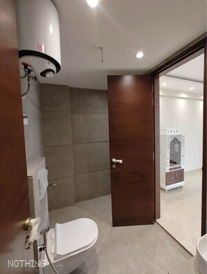 Bathroom in 3 BHK Builder Floor at Palm Residency Chhatarpur, Chattarpur – for Sale