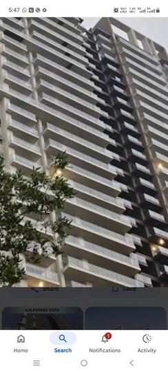 4 BHK + Pooja Room,Servant Room,Study Room,Extra Room Apartment For Rent in Kalpataru Vista