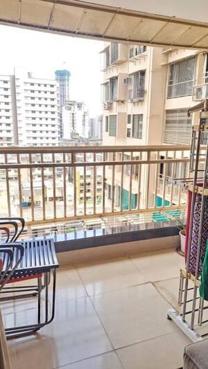 Balcony in 3 BHK Apartment at Goyal Lakshchandi Heights, Goregaon East – for Rent