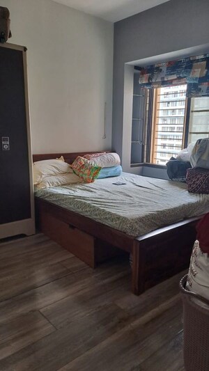Bedroom in 3 BHK Apartment at Goyal Lakshchandi Heights, Goregaon East – for Rent