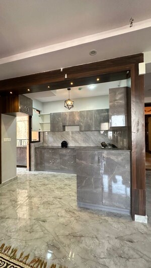 Kitchen in 3 BHK Apartment at RG Luxury Homes, Sector 16b Greater Noida – for Rent