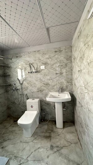 Bathroom in 3 BHK Apartment at RG Luxury Homes, Sector 16b Greater Noida – for Rent