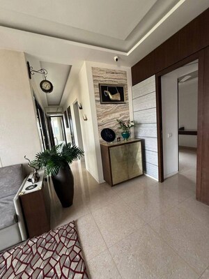 Living Room in 3 BHK Apartment at Sheth Vasant Lawns, Laxmi Nagar – for Rent