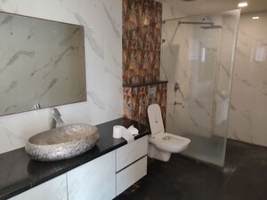 Bathroom in 4 BHK Apartment at Nangal Dewat – for Rent