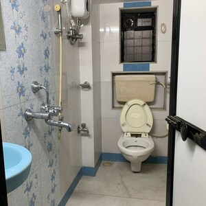 Bathroom in 2 BHK Apartment at Torna CHS Borivali, Dalvi Nagar – for Rent