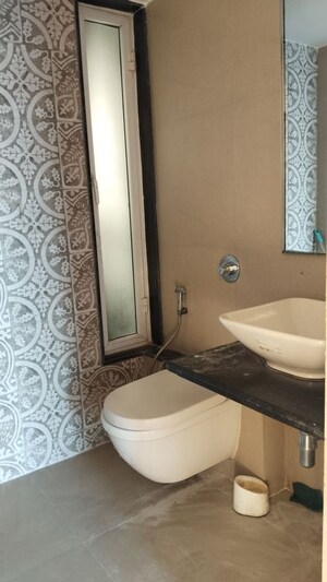 Bathroom in 3 BHK Apartment at Omkar Vayu, Mahim – for Sale