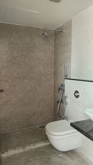 Bathroom in 3 BHK Apartment at Omkar Vayu, Mahim – for Sale