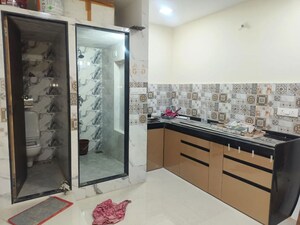 Kitchen in 1 BHK Apartment at Runwal Eirene, Balkum Pada – for Rent