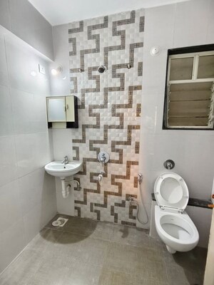 Bathroom in 2 BHK Apartment at Aswani Green Valley, Wakad – for Rent