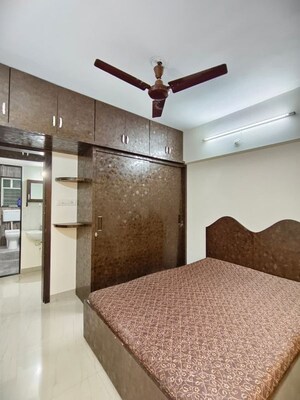 Bedroom in 2 BHK Apartment at Aswani Green Valley, Wakad – for Rent
