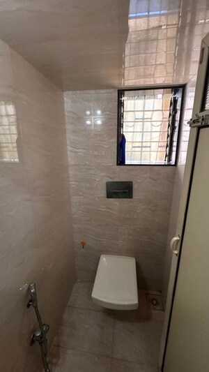 Bathroom in 1 BHK Apartment at Kremlin CHS, Borivali West – for Rent