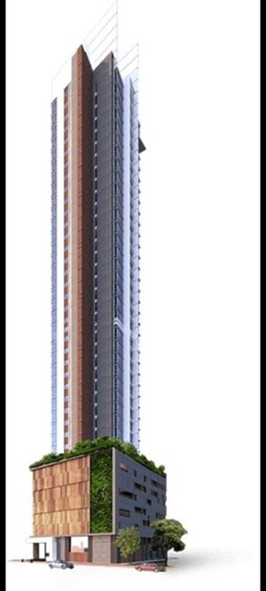 Building Lobby in 3 BHK Apartment at Rohan Lifescapes Aquino, Prabhadevi – for Rent