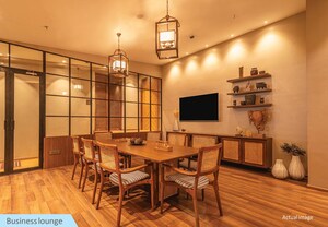 Living Room in 3 BHK Apartment at Rohan Lifescapes Aquino, Prabhadevi – for Rent