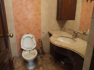 Bathroom in 3 BHK Builder Floor at Greater Kailash ii – for Rent