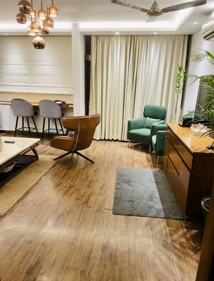 Living Room in 3 BHK Builder Floor at Greater Kailash I – for Rent