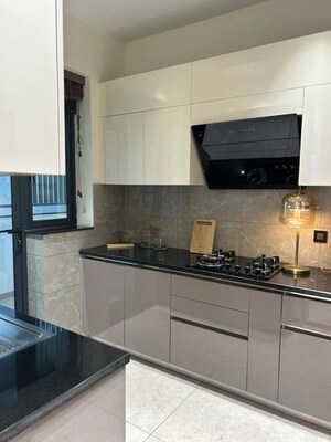 Kitchen in 3.5 BHK Apartment at Uchdpl Eden, Wave City – for Sale