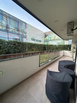 Balcony in 3.5 BHK Apartment at Uchdpl Eden, Wave City – for Sale