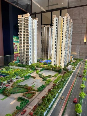 3.5 BHK Apartment – Exterior View View at Uchdpl Eden, Wave City - for Sale