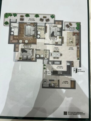  3.5 BHK Apartment at Uchdpl Eden, Wave City – for Sale