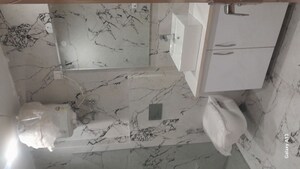 Bathroom in 4 BHK Builder Floor at Unitech South City II, Sector 50 – for Rent