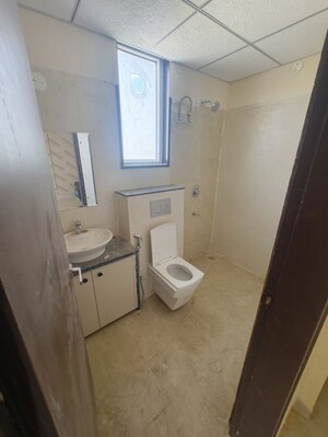 Bathroom in 3 BHK Apartment at Terraza Greens, Mansarovar – for Rent