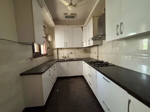 Kitchen in 3 BHK Builder Floor at Delhi Cantonment – for Rent