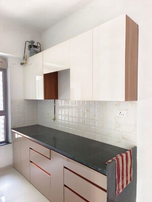 Kitchen in 3 BHK Apartment at Kalpataru CHS, Kapur Bawdi – for Rent