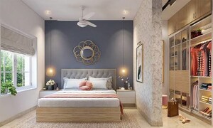 Bedroom in 3 BHK Builder Floor at A V Vihaan Galaxy, Kulesara – for Sale