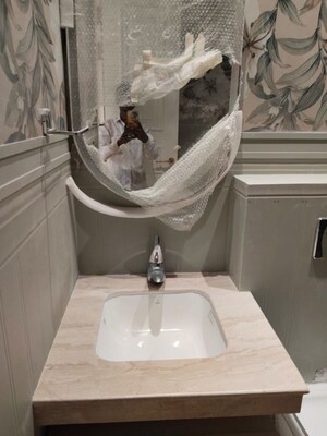 Bathroom in 3 BHK Builder Floor at Greater Kailash ii – for Rent