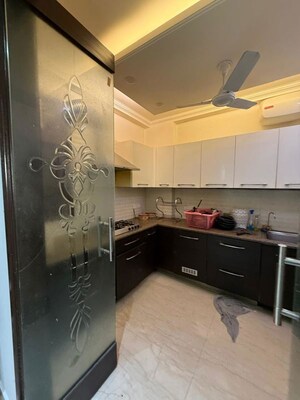 Kitchen in 3 BHK Builder Floor at Greater Kailash I – for Rent