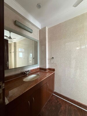 Bathroom in 3 BHK Builder Floor at Nehru Enclave – for Rent