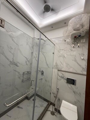 Bathroom in 3 BHK Builder Floor at Shivalik Colony – for Rent