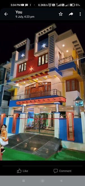 2 BHK Independent House – Exterior View View at Omkar Nagar Square - for Rent