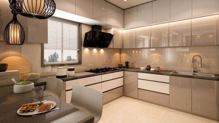Kitchen, elan-the-presidential 5 Bedroom 4495 Sq.Ft. Apartment In Sector 106 Gurgaon 10235816