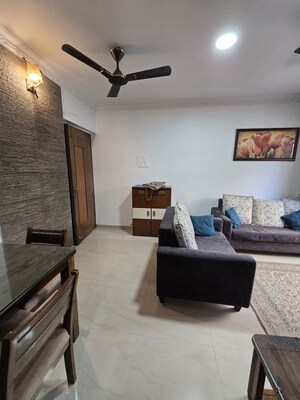 Living Room in 1.5 BHK Apartment at Kanjurmarg West – for Rent