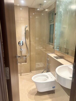 Bathroom in 2 BHK Apartment at Hiranandani Highland, Powai – for Rent
