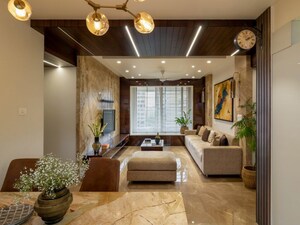 Living Room in 4 BHK Apartment at S D The Imperial Edge, Tardeo – for Sale