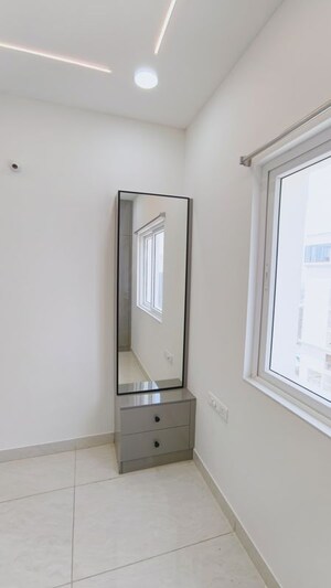 Bathroom in 3 BHK Apartment at Prestige Beverly Hills, Kokapet – for Rent