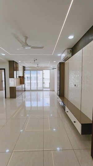 Building Lobby in 3 BHK Apartment at Prestige Beverly Hills, Kokapet – for Rent