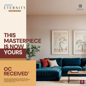 Bedroom in 3 BHK Apartment at Agami Eternity, Bandra East – for Sale