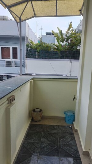 Balcony in 2 BHK Builder Floor at Hauz Khas Enclave – for Rent