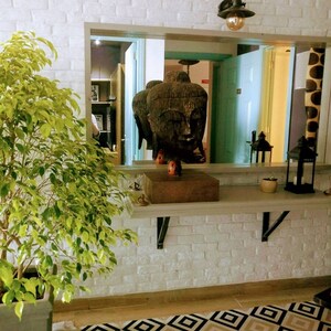 Living Room in 4 BHK Apartment at The Five Summit Address, Whitefield – for Rent