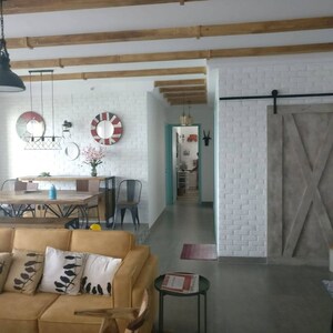 Living Room in 4 BHK Apartment at The Five Summit Address, Whitefield – for Rent